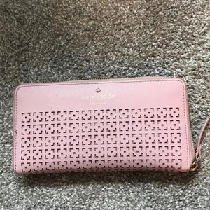 Pink Kate spade wallet
